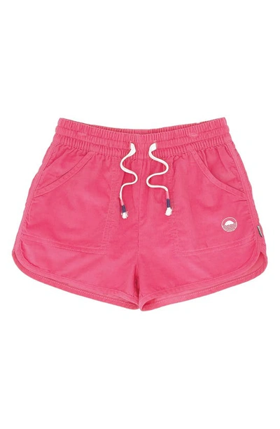 Feather 4 Arrow Babies' Daisy Cotton Corduroy Shorts In Hot Pink