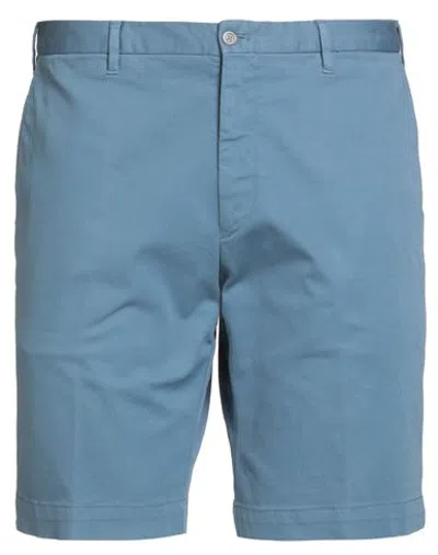 Fedeli Man Shorts & Bermuda Shorts Light Blue Size 42 Cotton, Elastane