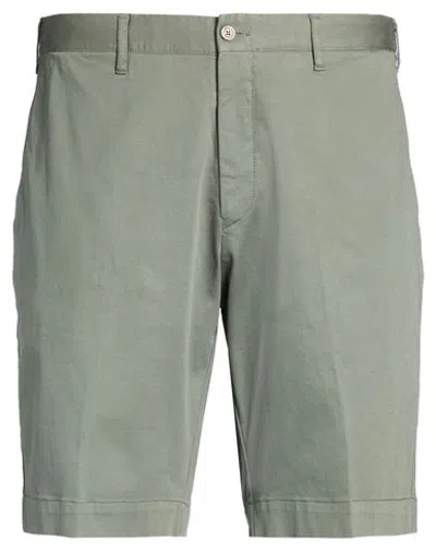 Fedeli Man Shorts & Bermuda Shorts Military Green Size 40 Cotton, Elastane