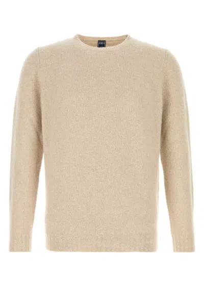 Fedeli Stretch Wool Blend Sweater In Purple