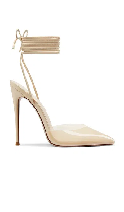 Femme La Luisa Lace Up Pump In Nude