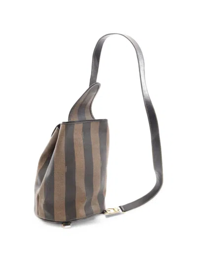Pre-owned Fendi 2000s Pecan Sling Bag In Brown