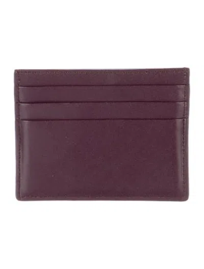 Pre-owned Fendi 2018 Leather Card Holder In Blue