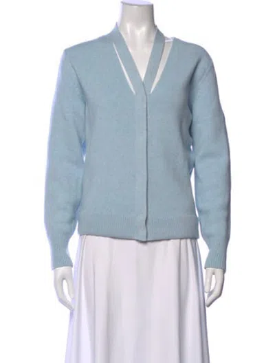 Pre-owned Fendi 2023 Wool Sweater In Blue