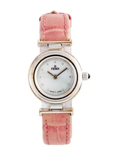 Pre-owned Fendi 320l Watch In Multicolor