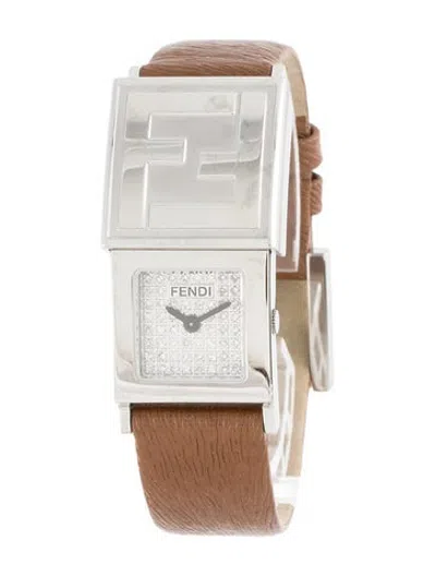 Pre-owned Fendi 5400l Watch In Multicolor