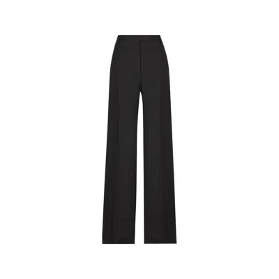 Fendi Black Wool Tuxedo Trousers