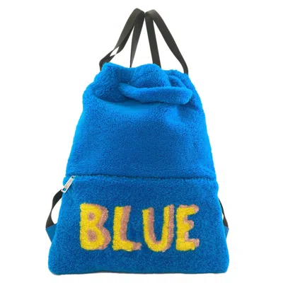 Pre-owned Fendi Blue Leather Backpack ()