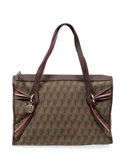 Fendi Boston Tote Bag In 绿色