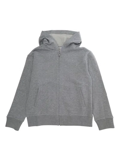 Fendi Boys' 100% Cotton Sweater In Gray