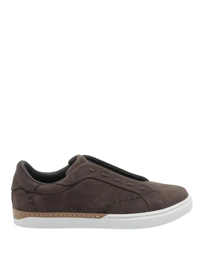 Fendi Brown  City Sneakers