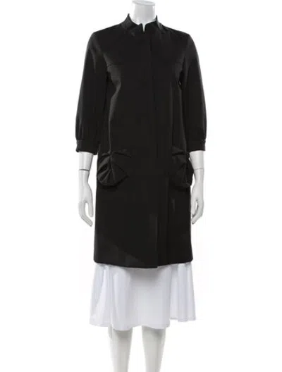Pre-owned Fendi Coat In Black