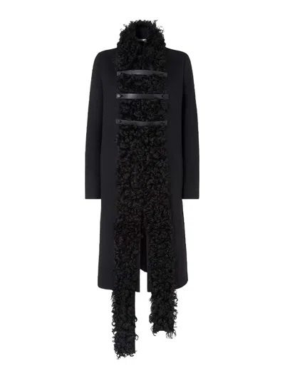 Fendi Coat Double Breasted In Multi