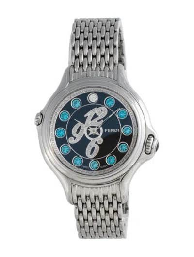 Pre-owned Fendi Crazy Carats Watch, 38mm In Multicolor