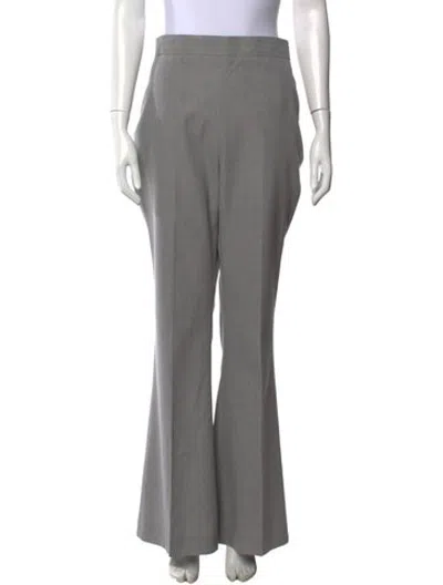 Pre-owned Fendi Flared Pants In Grey