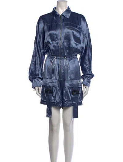 Pre-owned Fendi Jumpsuit In Blue