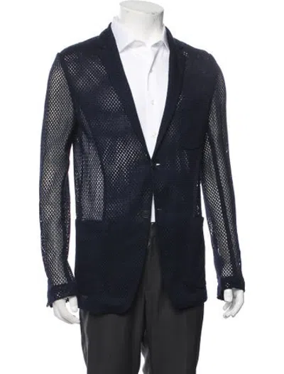 Pre-owned Fendi Long Sleeve Shirt In Blue