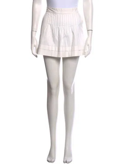 Pre-owned Fendi Mini Skirt In Neutrals
