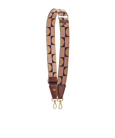 Fendi Multicolor Fabric Shoulder Strap