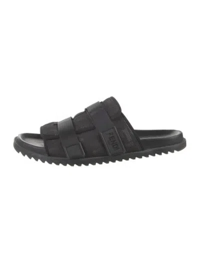 Pre-owned Fendi Sandals In Black
