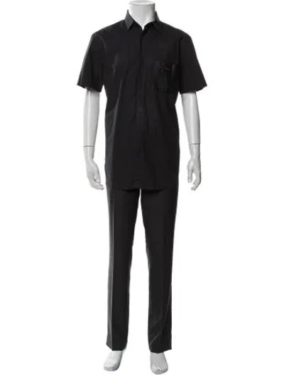 Pre-owned Fendi Short Sleeve Shirt In Black