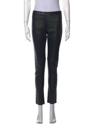 Pre-owned Fendi Straight Leg Pants In Black
