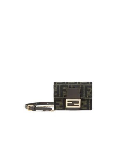 Fendi Tube Card Case With Chain In Pattern