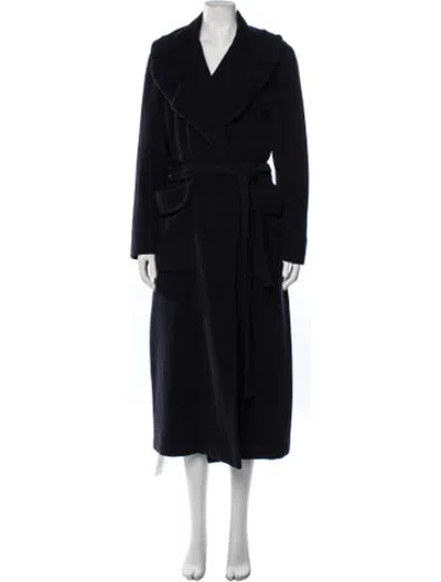 Pre-owned Fendi Vintage 1990's Coat In Blue