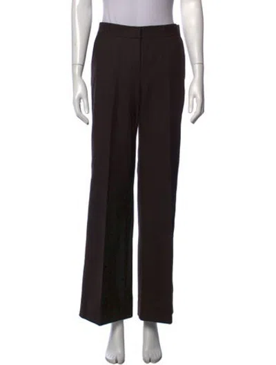 Pre-owned Fendi Vintage Wide Leg Pants In Brown
