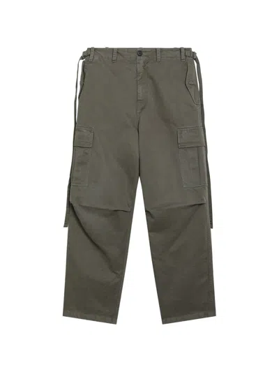 Fendi Wide Leg Cargo Pants In Gray