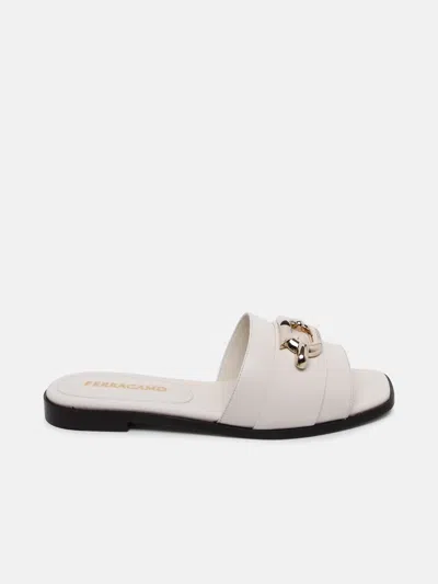 Ferragamo Ciabatta Priscilla In Beige
