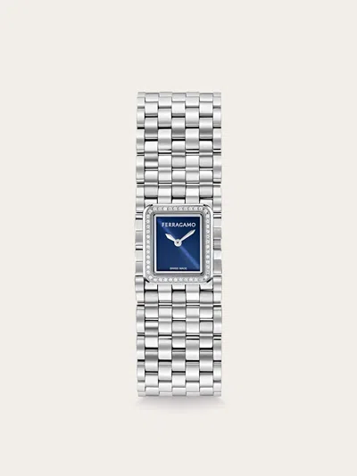 Ferragamo Entrelacé Watch In Blue