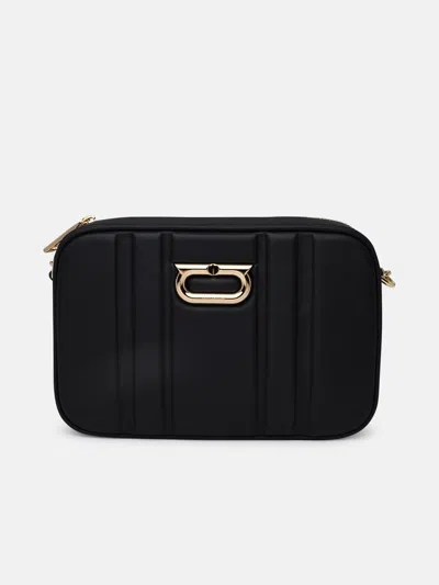 Ferragamo Gancini Bag In Black Leather