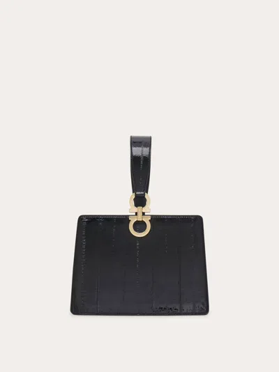 Ferragamo Mini Pochette Noir In Black