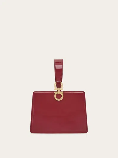 Ferragamo Mini Pochette Rouge In Red