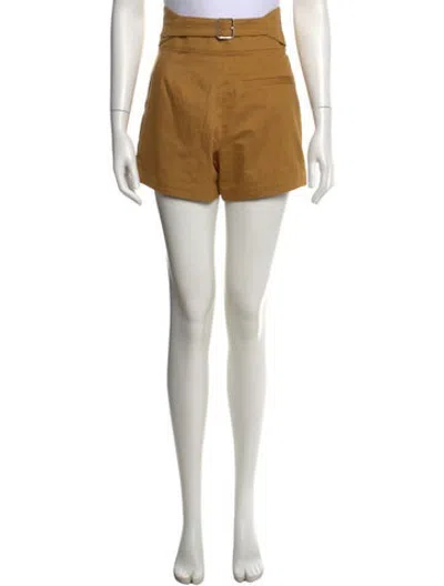 Pre-owned Ferragamo Mini Shorts W/ Tags In Brown