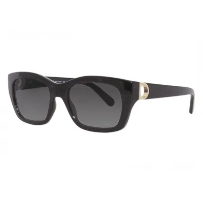 Ferragamo Sf1012s Mini Sunglasses With Grey Gradient Lenses In Black