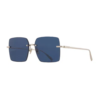 Ferragamo Sf311s Mini Sunglasses In Gold
