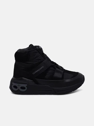 Ferragamo Sneaker Leonida In Black
