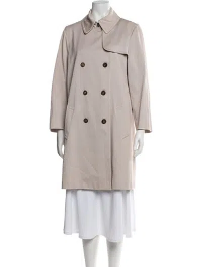 Pre-owned Ferragamo Trench Coat In Neutrals