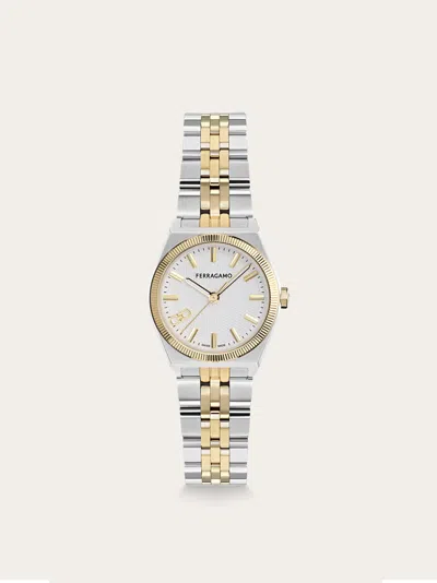 Ferragamo Vega New Watch In Yellow