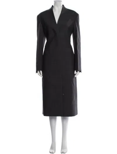 Pre-owned Ferragamo Virgin Wool Blazer In Grey