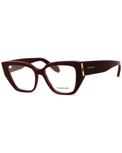 Ferragamo Women's Sf2972 54mm Optical Frames In Red