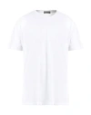 Ferrante Man T-shirt White Size 46 Cotton, Elastane