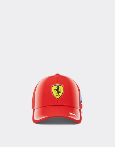 Ferrari Baseball Cap Team Junior Replica 2026 Puma For Scuderia  Hp In Red