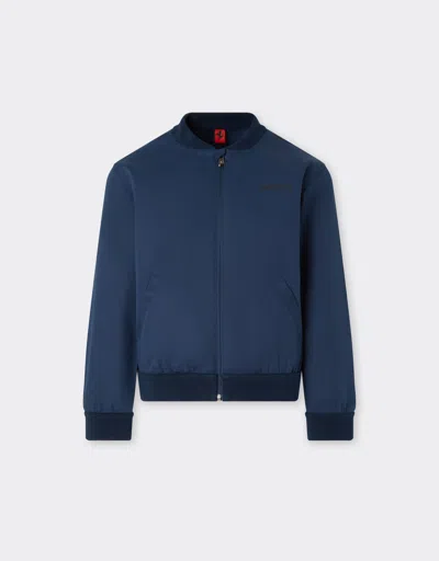 Ferrari Bomber Jacket In Cotton Gabardine
