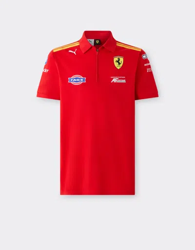 Ferrari Hypercar Replica 2026 Polo Shirt In Red