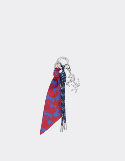Ferrari Keyring For The 2026 Silverstone Gp In Blue