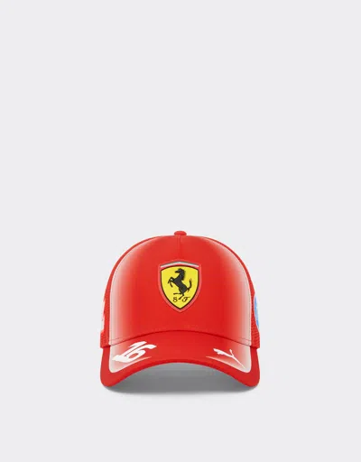 Ferrari Leclerc Replica 2026 Trucker Cap Puma For Scuderia  Hp In Red