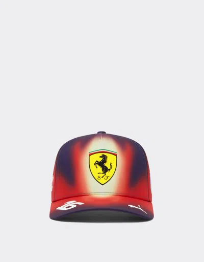 Ferrari Leclerc Replica Puma Baseball Cap For Scuderia  Hp China 2026 In Red